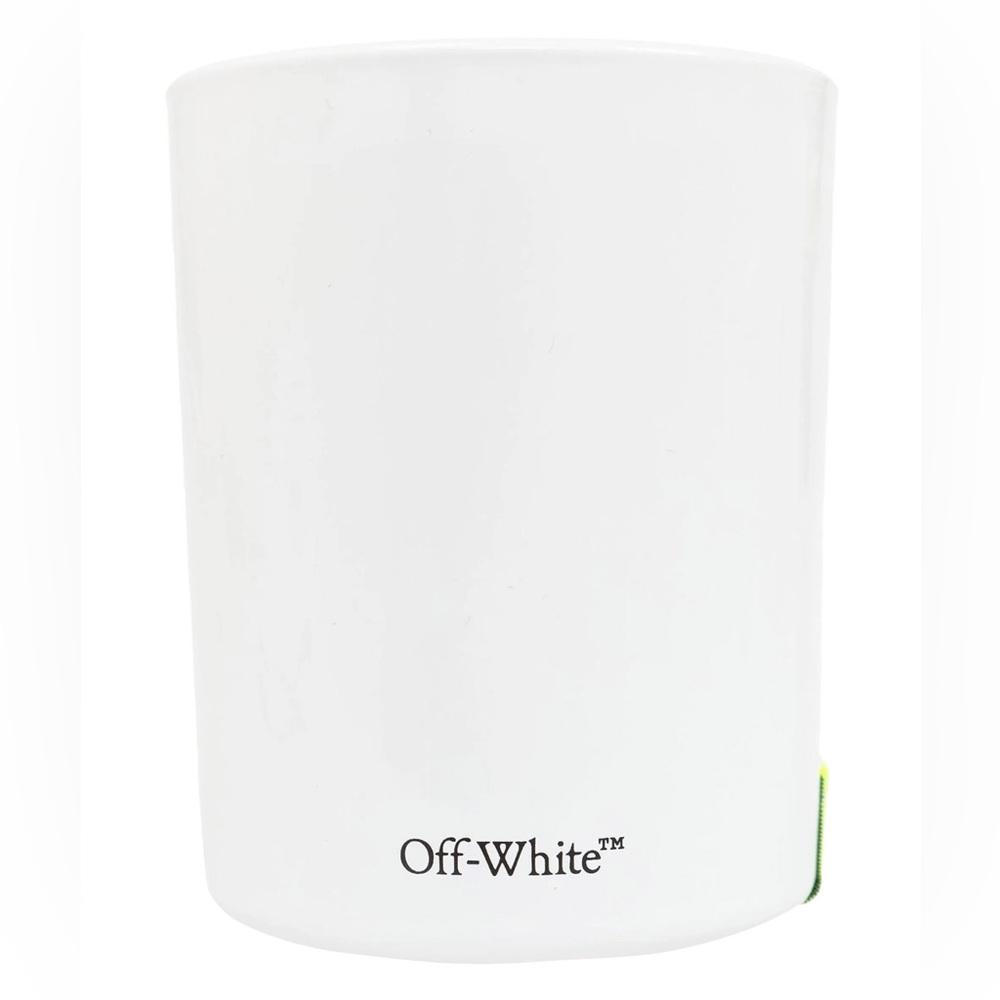 Off-White "B" Blazing Wood 7oz candle made in Italy | NWT